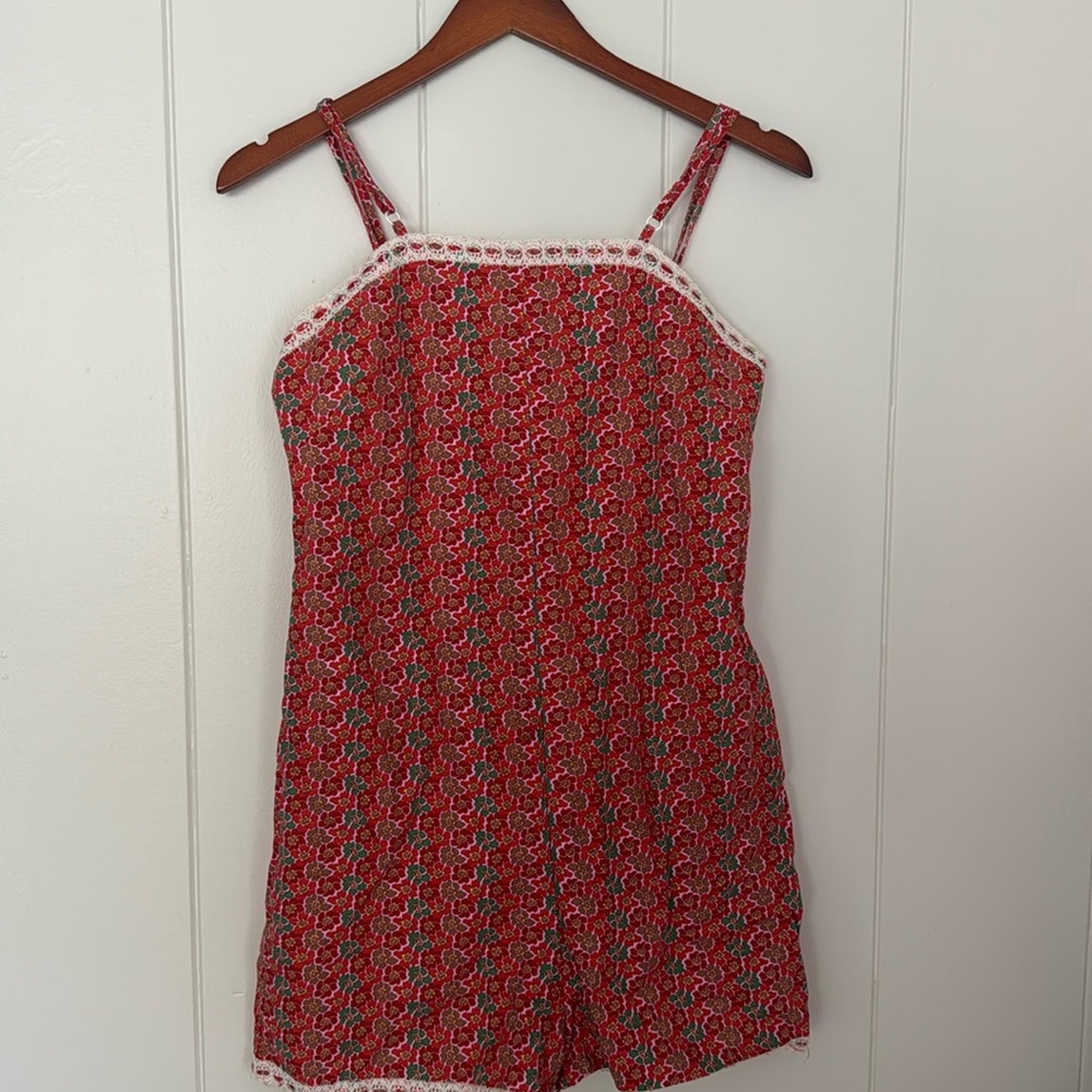 Roberta Oaks floral Romper